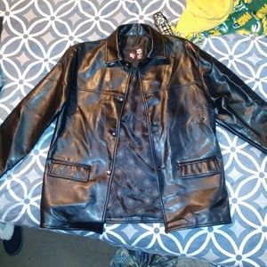 Versache genuine italian leather jacket ..